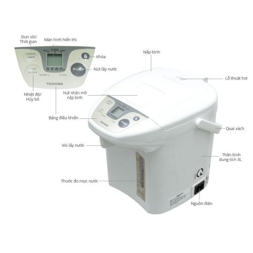 Bộ phận Bình thủy điện Toshiba PLK-30FL(WT)VN