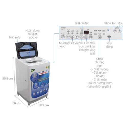 Thông số Máy giặt Toshiba AW-G1050GV
